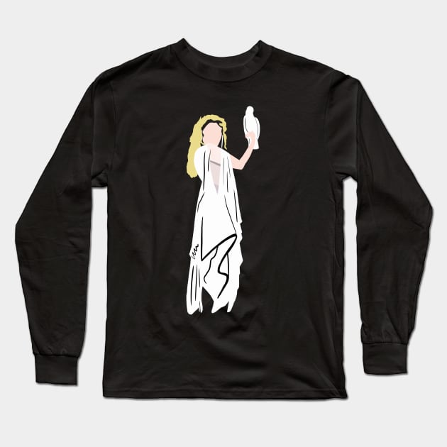 Stevie Nicks Music Long Sleeve T-Shirt by Jamie Collins